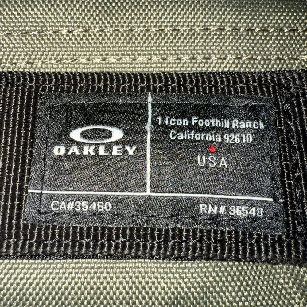Oakley‎ Icon Utility Backpack Gray Orange Camo Y2K Tactical Skate Laptop Bag